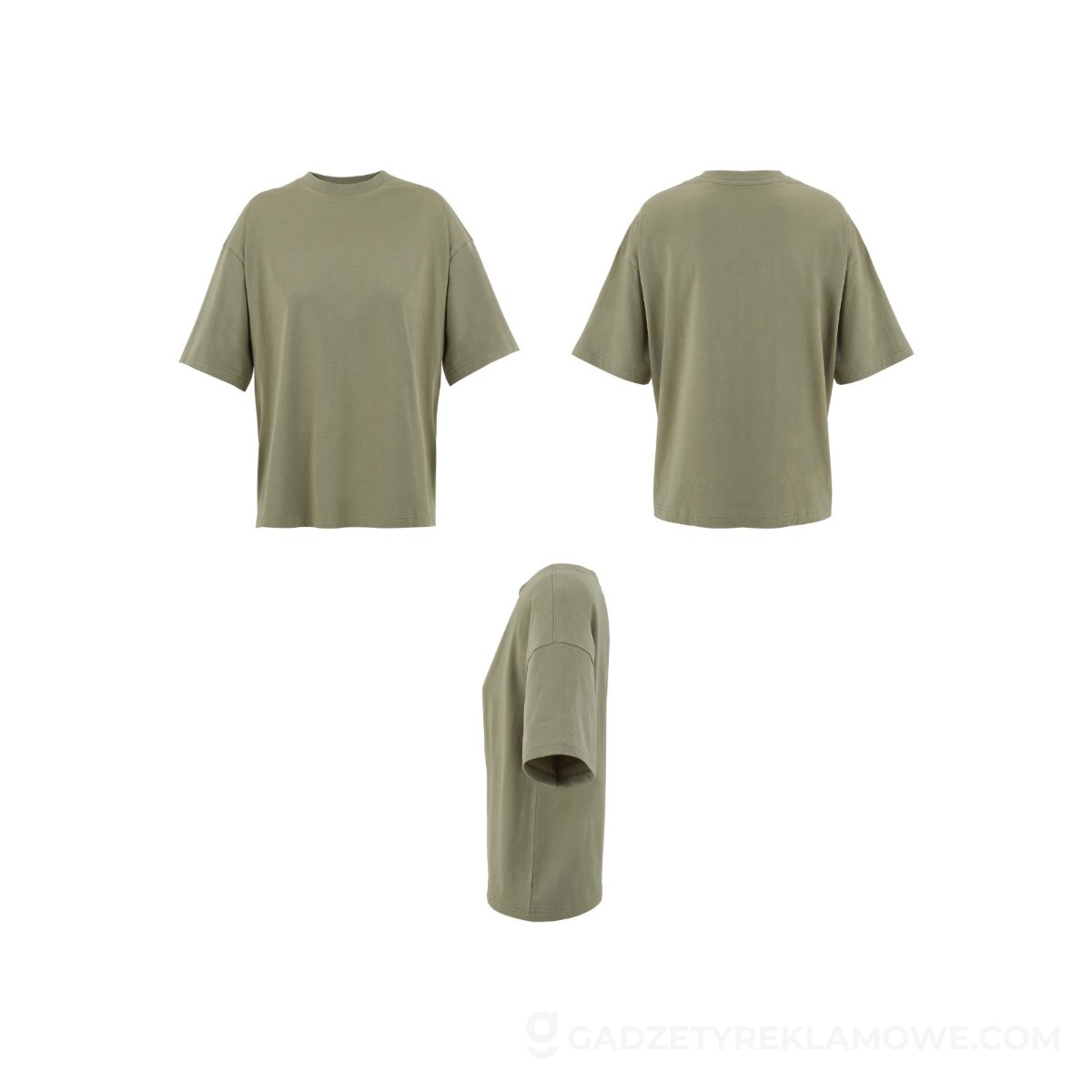 BOXY WOMEN T-SHIRT OVERSIZE BOXY WOMEN - Khaki - XS