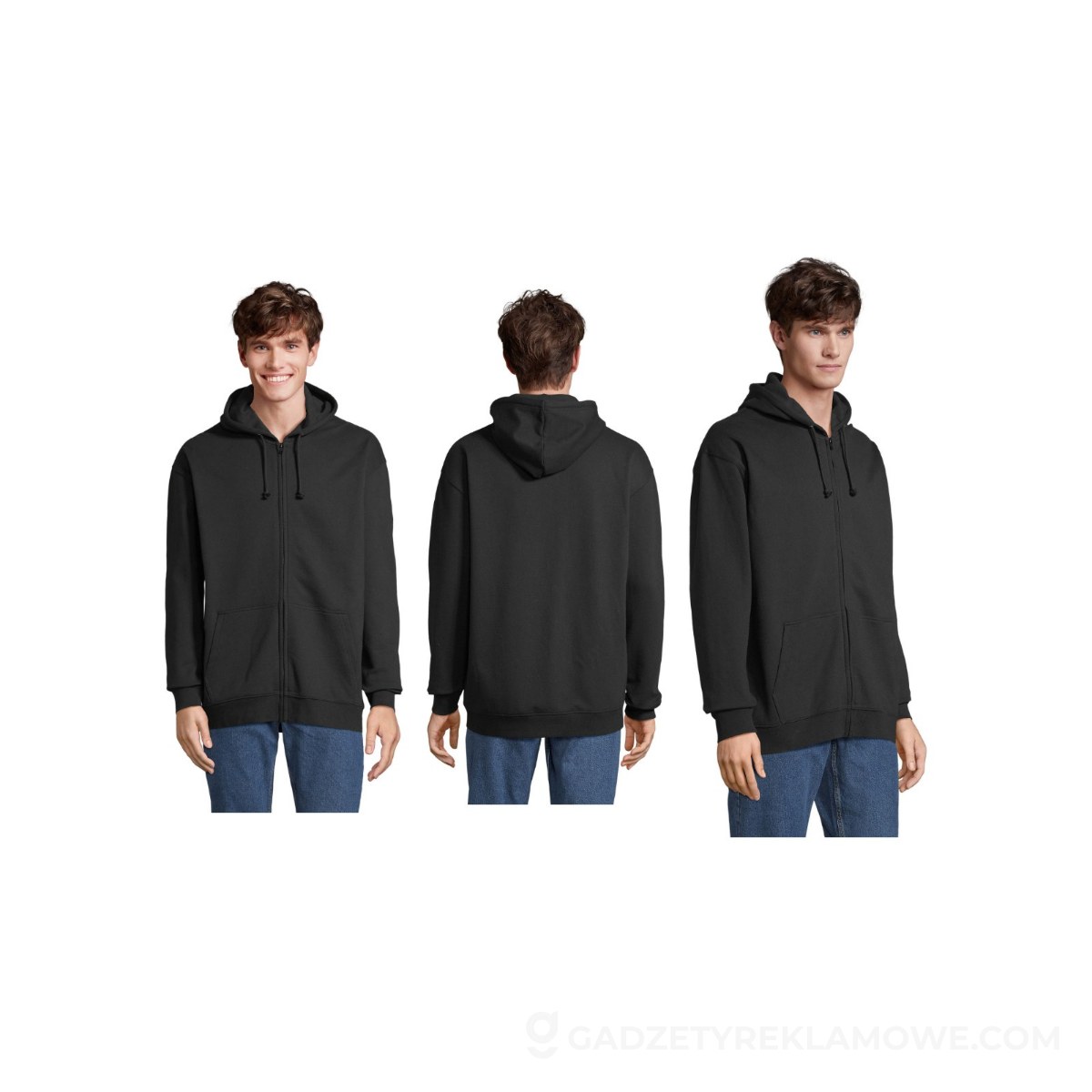 CARTER Bluza z kapturem CARTER - Czarna - XL