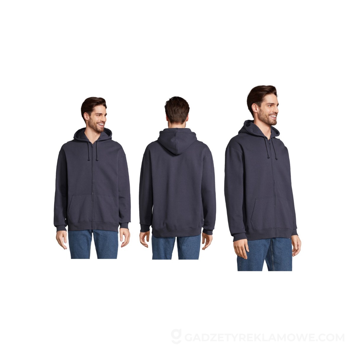 CARTER Bluza z kapturem CARTER - French Navy - L