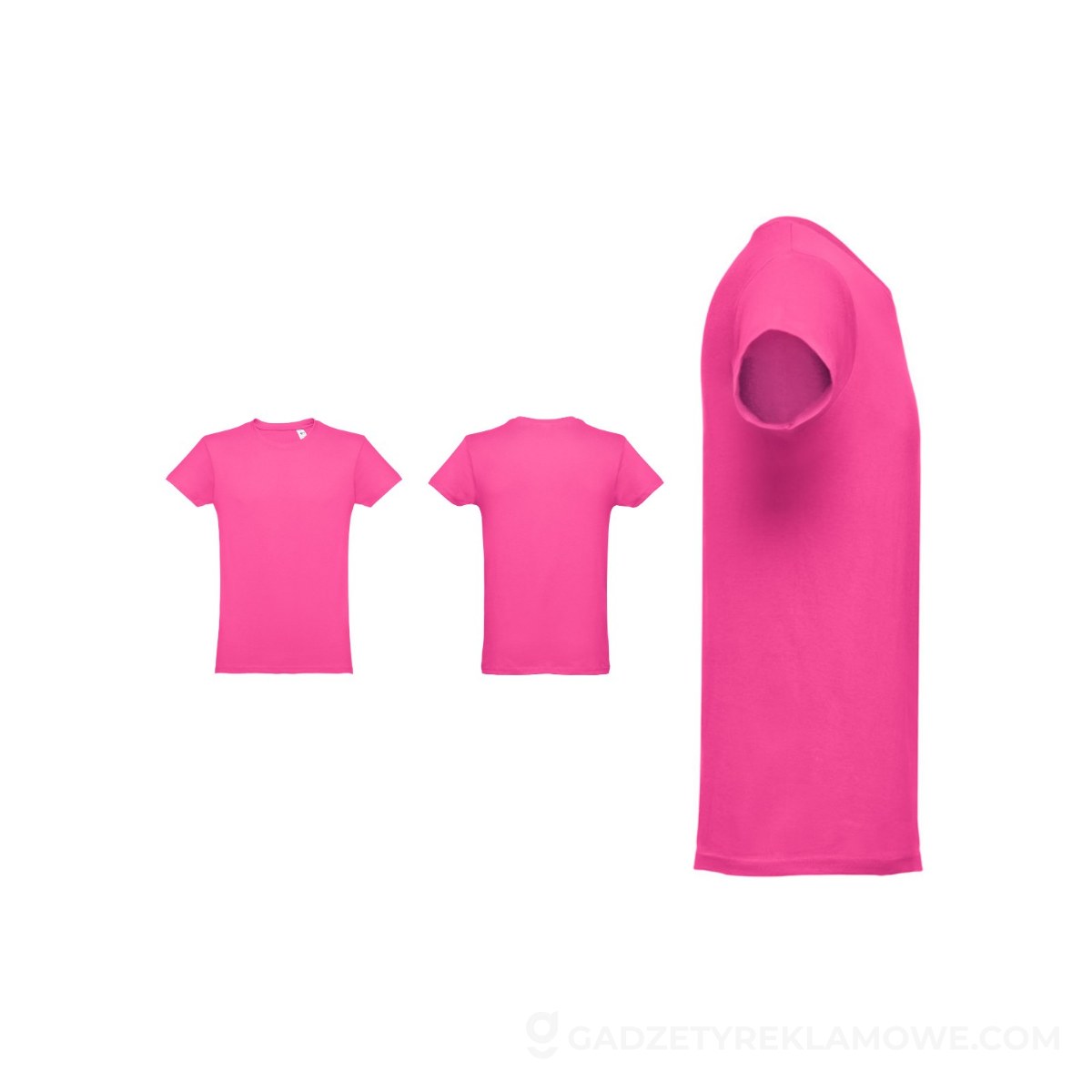 THC LUANDA 3XL. Męski t-shirt - Różowy