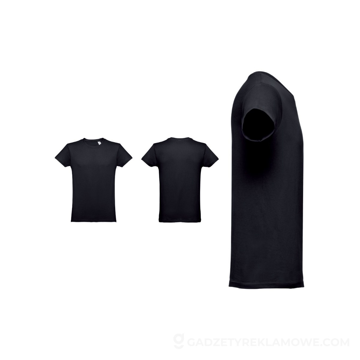 THC LUANDA 3XL. Męski t-shirt - czarny