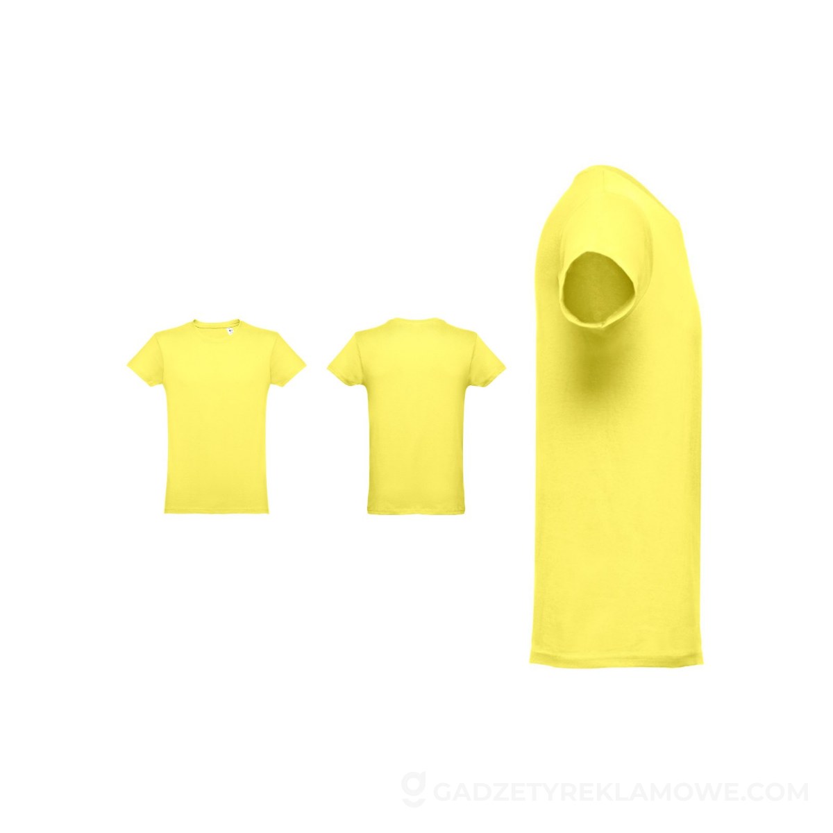 THC LUANDA 3XL. Męski t-shirt - Limonkowy