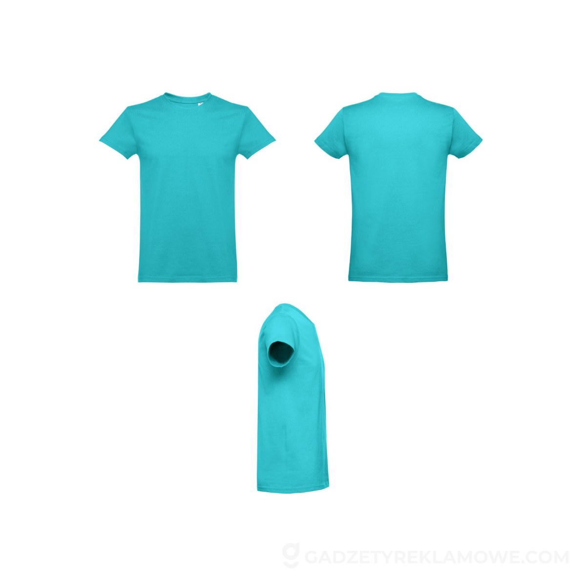 THC ANKARA 3XL. Męski t-shirt - turkusowy