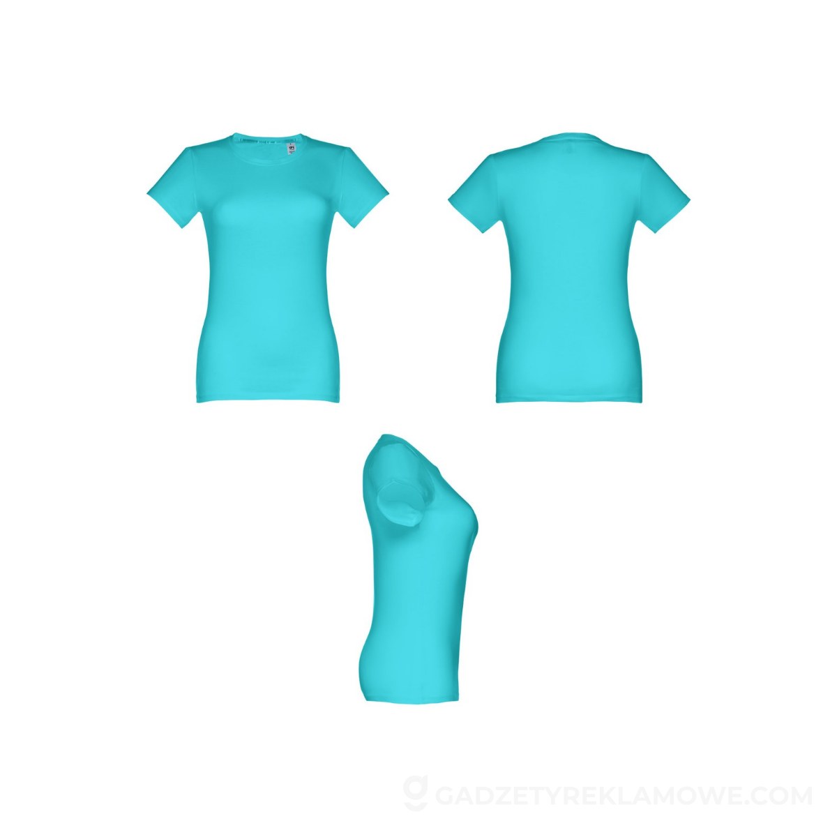 THC ANKARA WOMEN. Damski t-shirt - Turkusowy