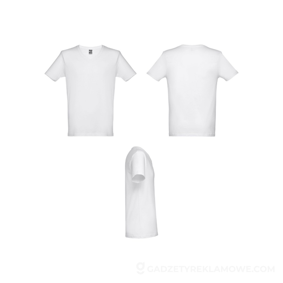 STR-30115-106-S-wariantu-watermark THC ATHENS WH. Męski t-shirt - Biały