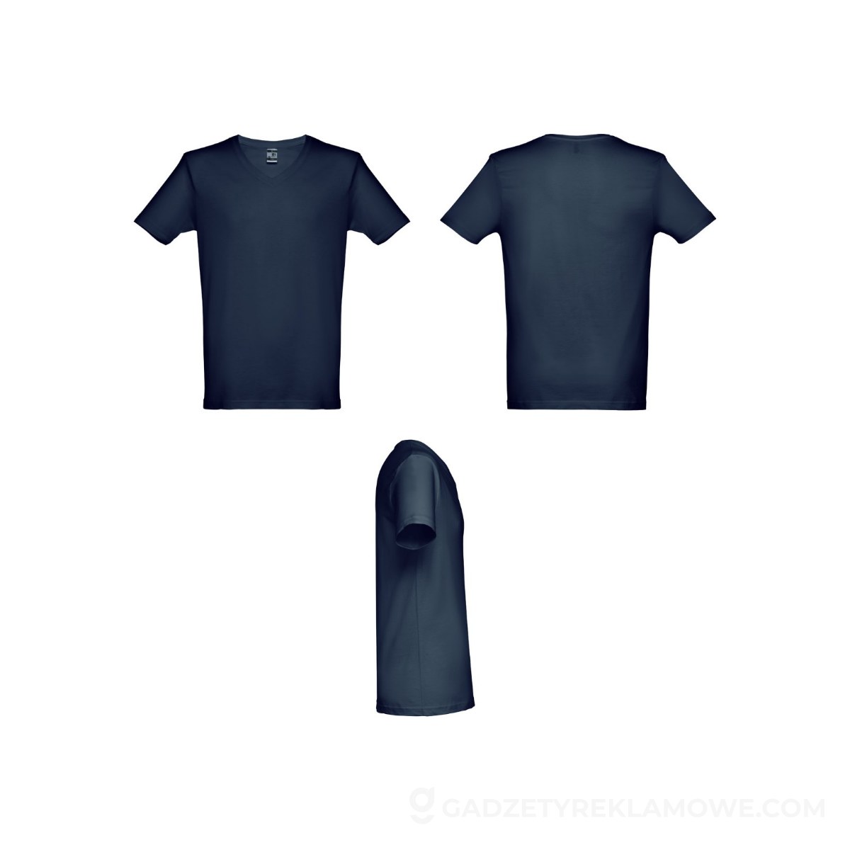 STR-30116-104-M-wariantu-watermark THC ATHENS. Męski t-shirt - Granatowy