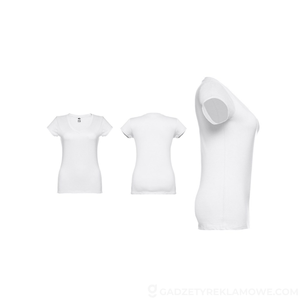 STR-30117-106-M-wariantu-watermark THC ATHENS WOMEN WH. Damski t-shirt - Biały