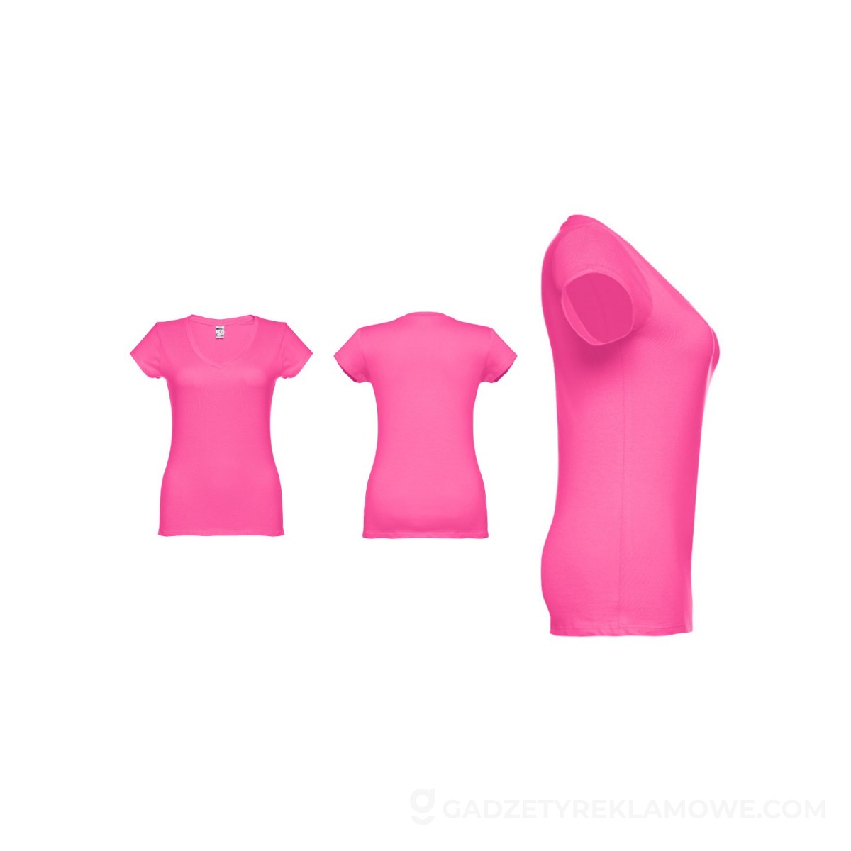 THC ATHENS WOMEN. Damski t-shirt - Różowy