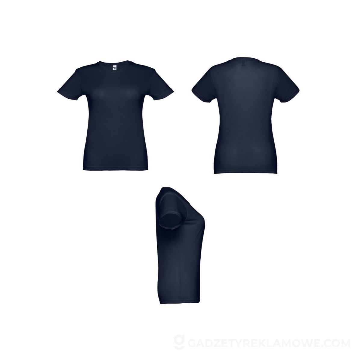 THC NICOSIA WOMEN. Damski sportowy t-shirt - Granatowy