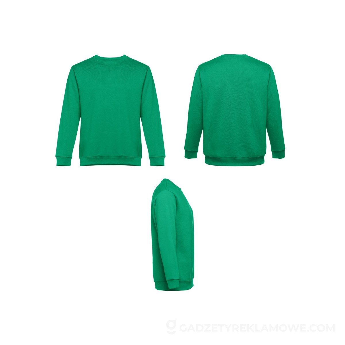 THC DELTA. Bluza (unisex) z bawełny i poliestru - Zielona