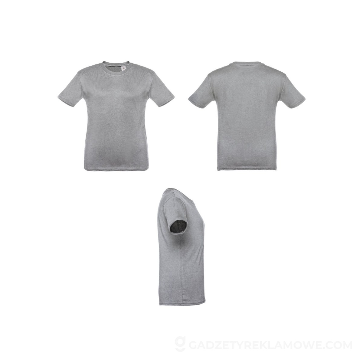 THC QUITO. Dziecięcy t-shirt - Jasnoszary melanż