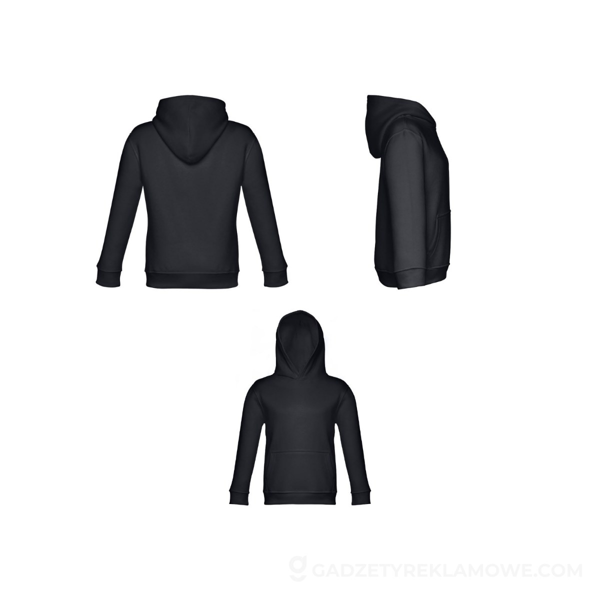 THC PHOENIX KIDS. Bluza dla dzieci (unisex) - Czarna