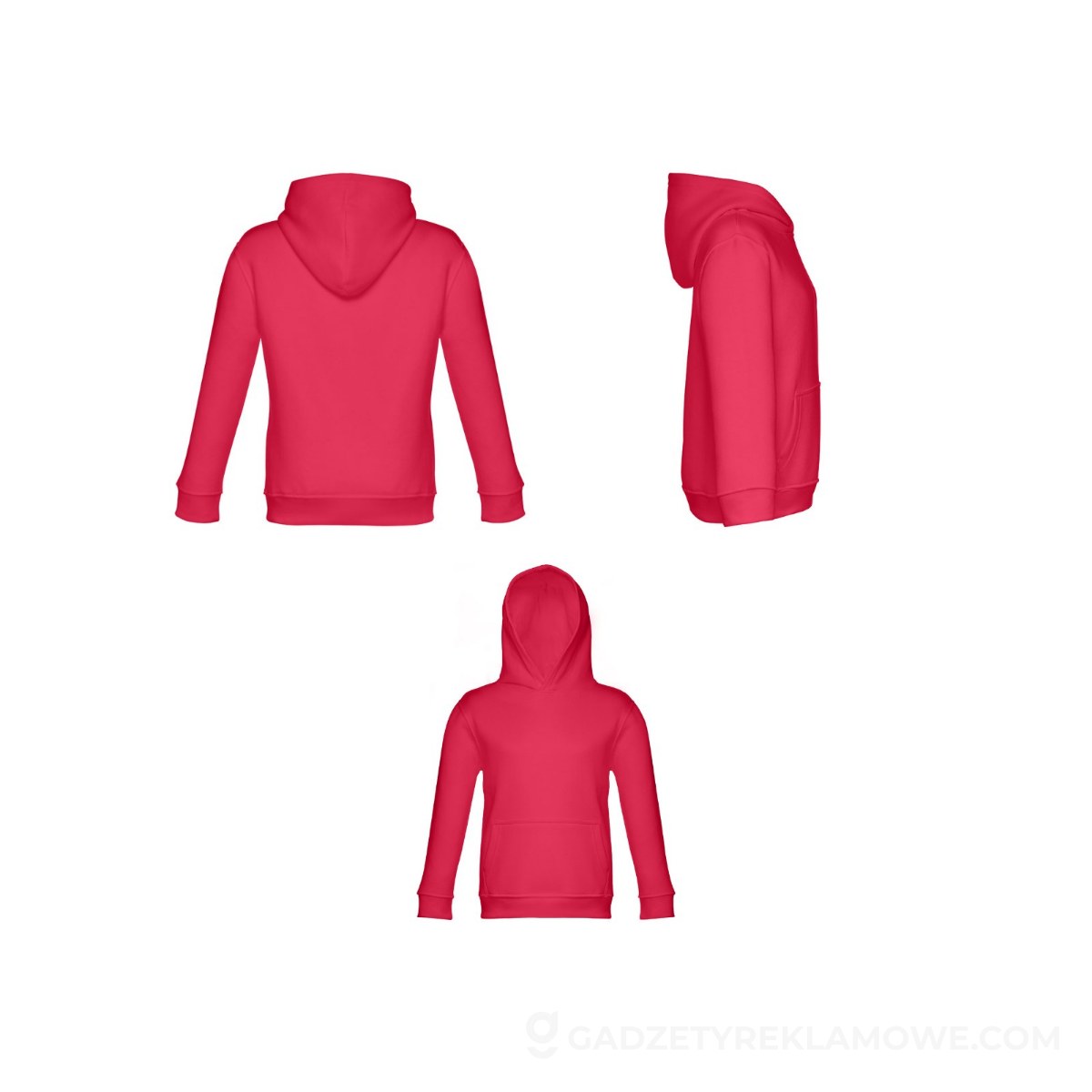 THC PHOENIX KIDS. Bluza dla dzieci (unisex) - Czerwona