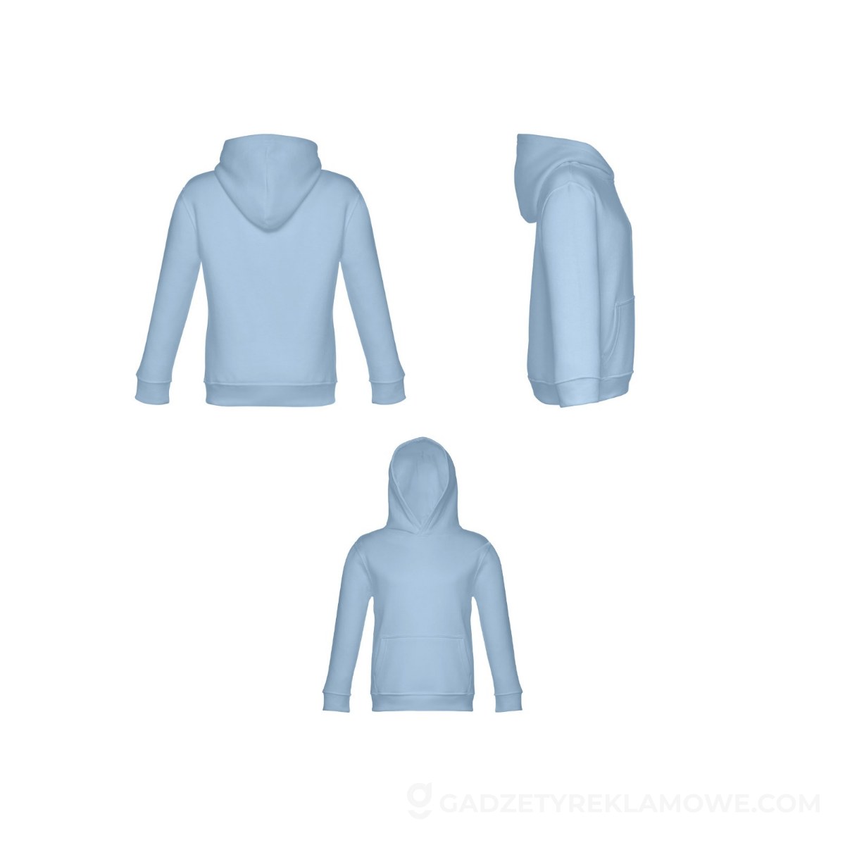 THC PHOENIX KIDS. Bluza dla dzieci (unisex) - Pastelowy niebieski