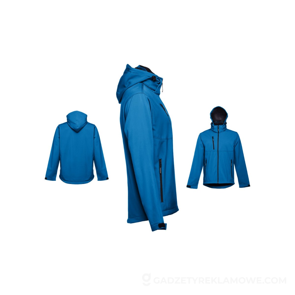 STR-30180-174-L-wariantu-watermark Męska kurtka softshell THC Zagreb z poliestru i elastanu - modry niebieski - L