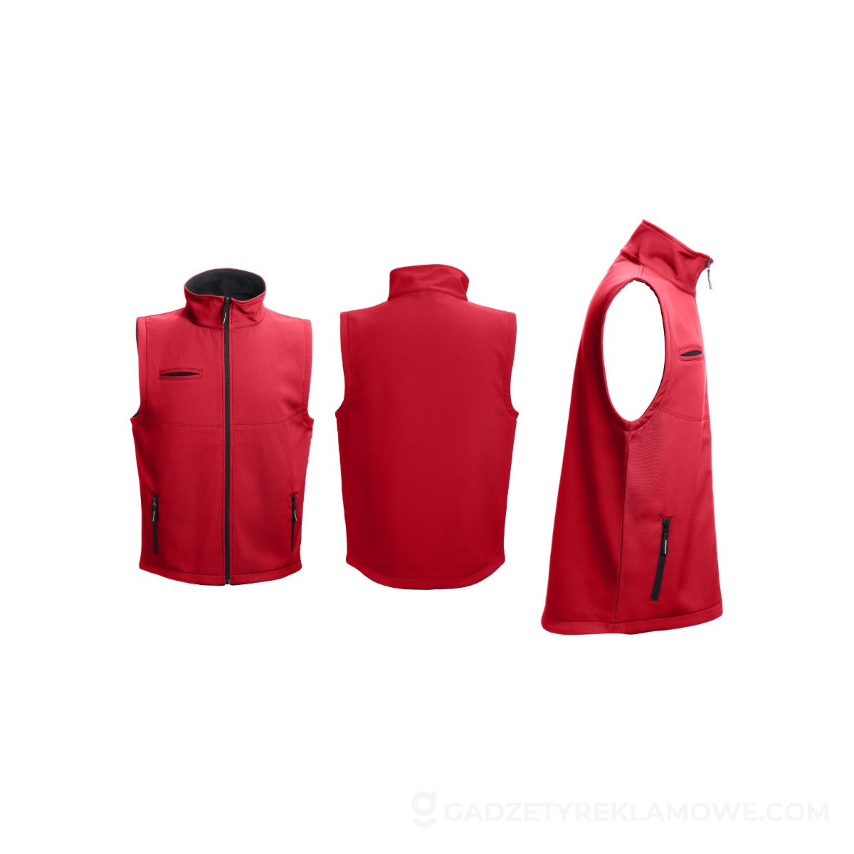 STR-30252-105-L-wariantu-watermark THC BAKU. Uniwersalna kamizelka, softshell - Czerwona