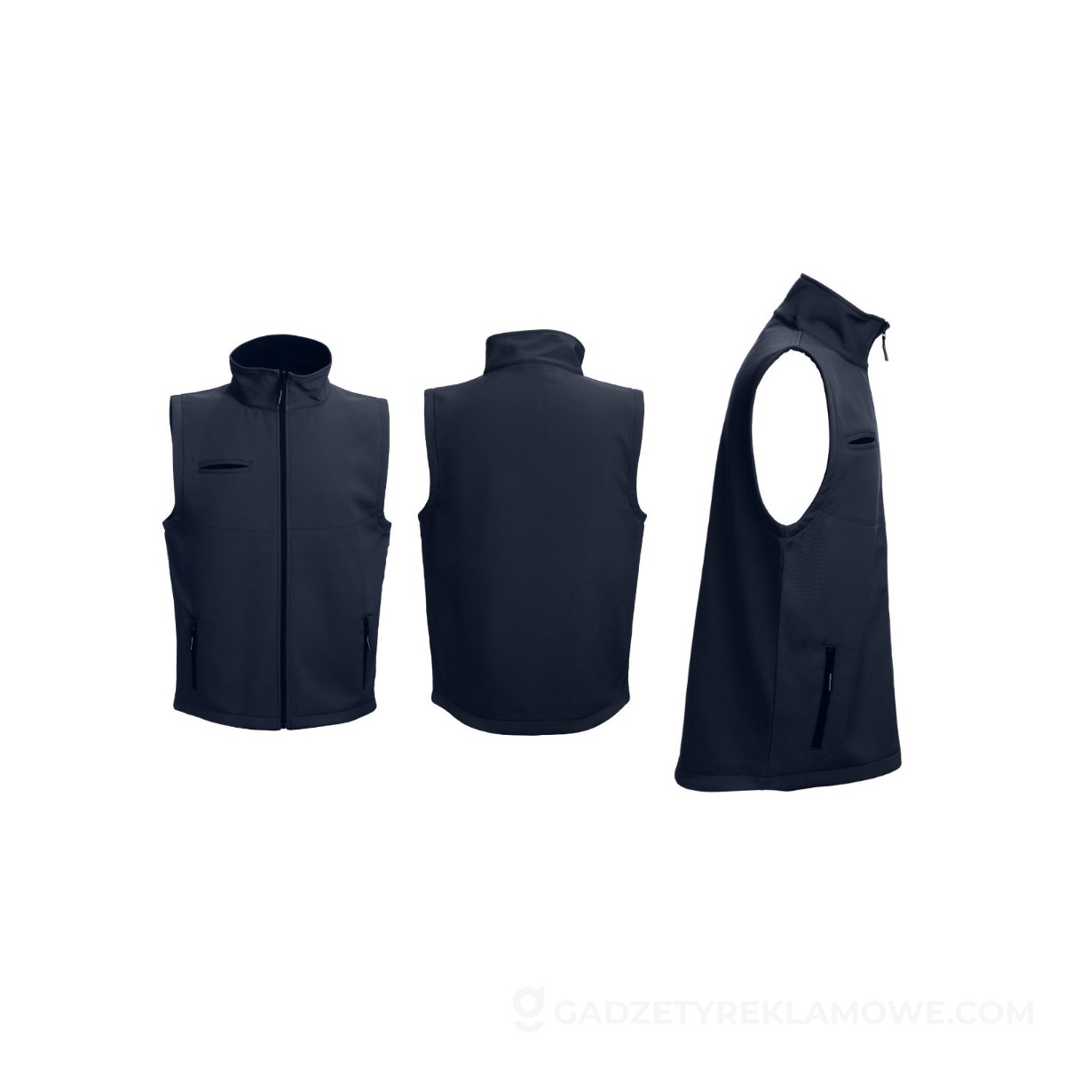 THC BAKU. Uniwersalna kamizelka, softshell - Granatowa