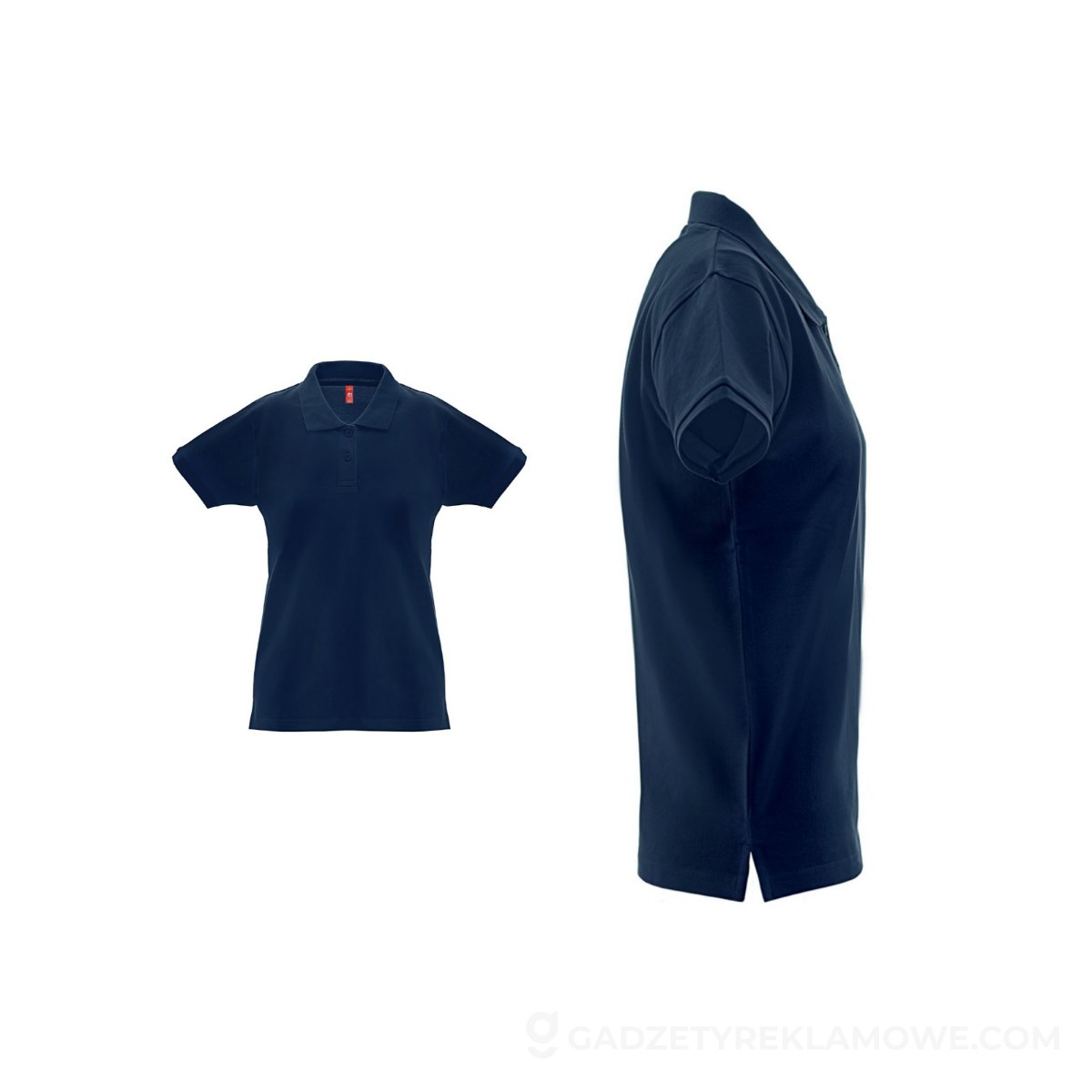 THC MONACO WOMEN. Damska koszulka polo - Granatowa