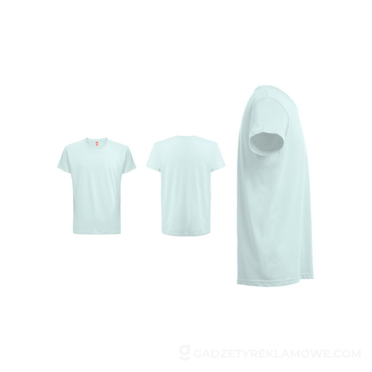 THC FAIR SMALL. 100% bawełniany t-shirt - Błękitny
