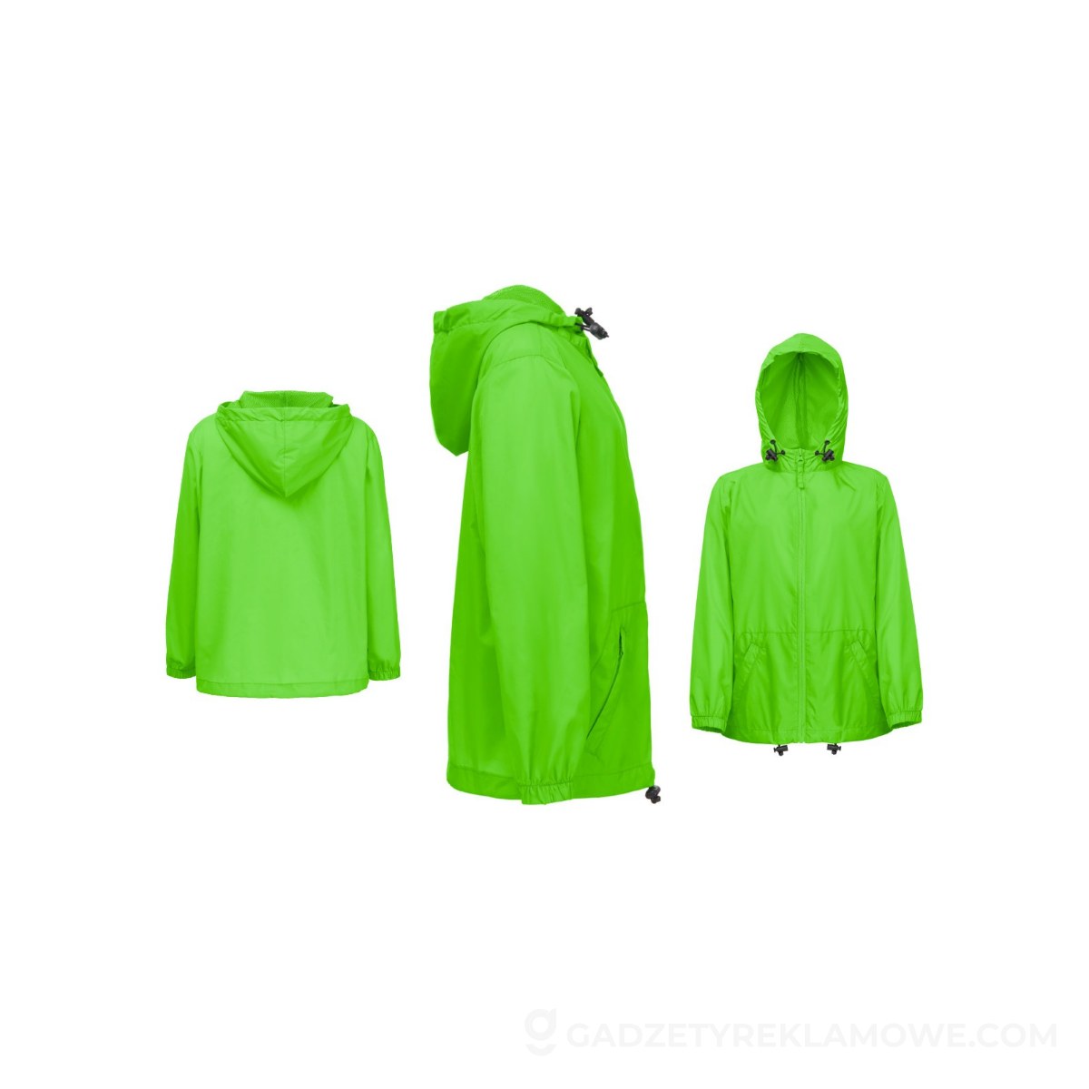 THC DUBLINERS KIDS. Wiatrówka (unisex) - Limonkowa zielona