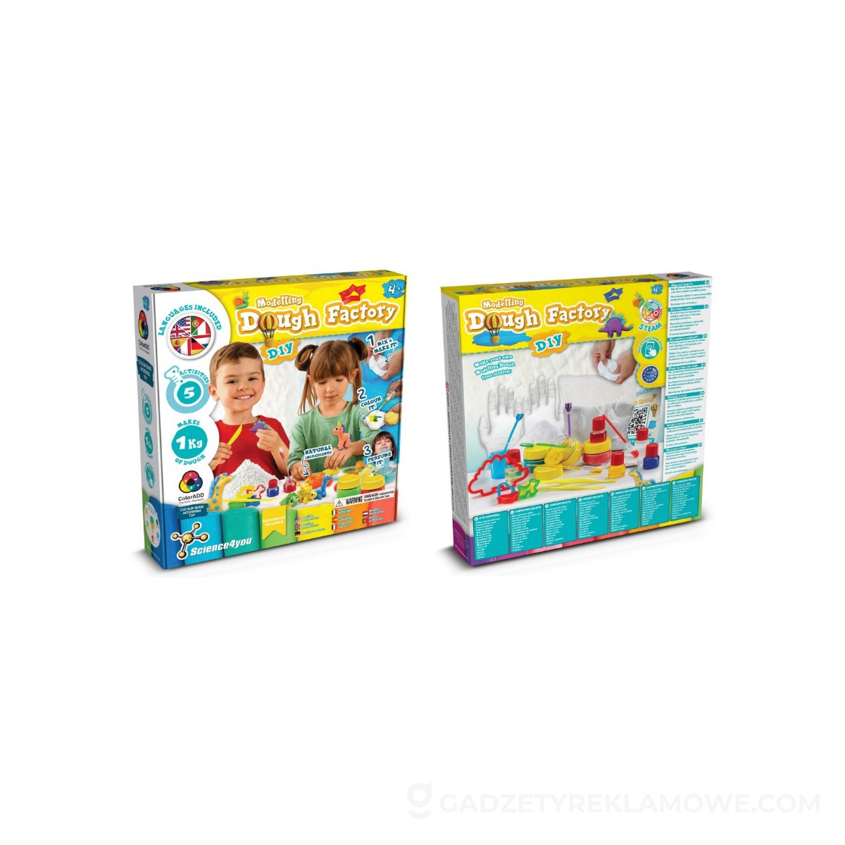 STR-35801-103-wariantu-watermark Zestaw do tworzenia modeliny Modeling Dough Factory Kit II - Czarna