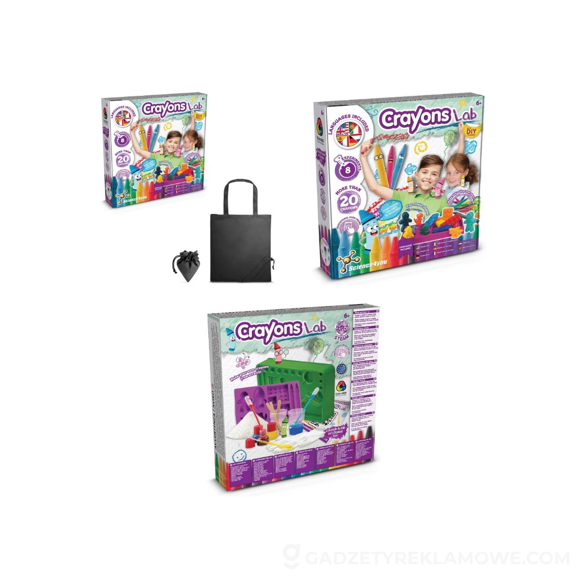 STR-35805-103-wariantu-watermark Zestaw do robienia kredek Crayon Factory Kit II - Czarna