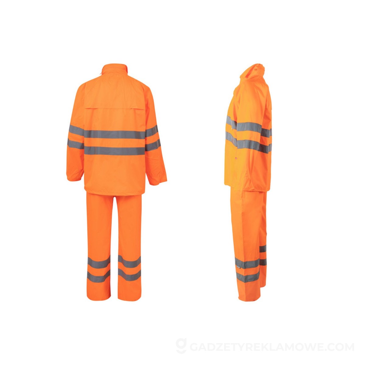 VL VENUS. Kombinezon przeciwdeszczowy (130 g/m²) z poliestru (100%) z powłoką PU - Fluorescencyjny pomarańczowy