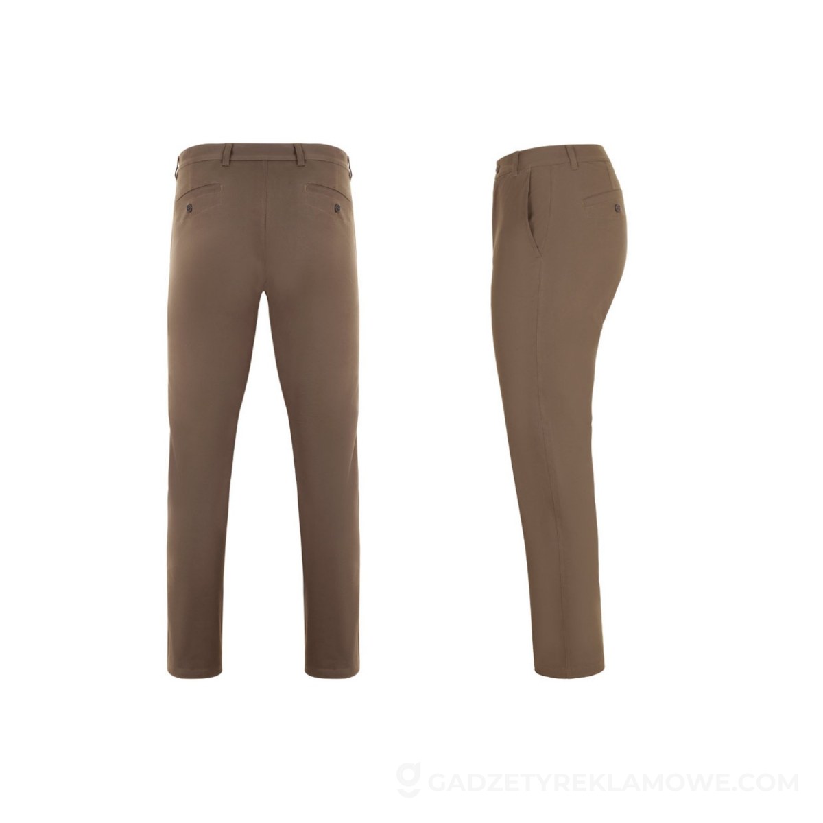 STR-36118-150-56-wariantu-watermark VL VISHNU. Elastyczne spodnie chino unisex (260 g/m²) z bawełny (98%) i elastanu (2%) - Jasne naturalne