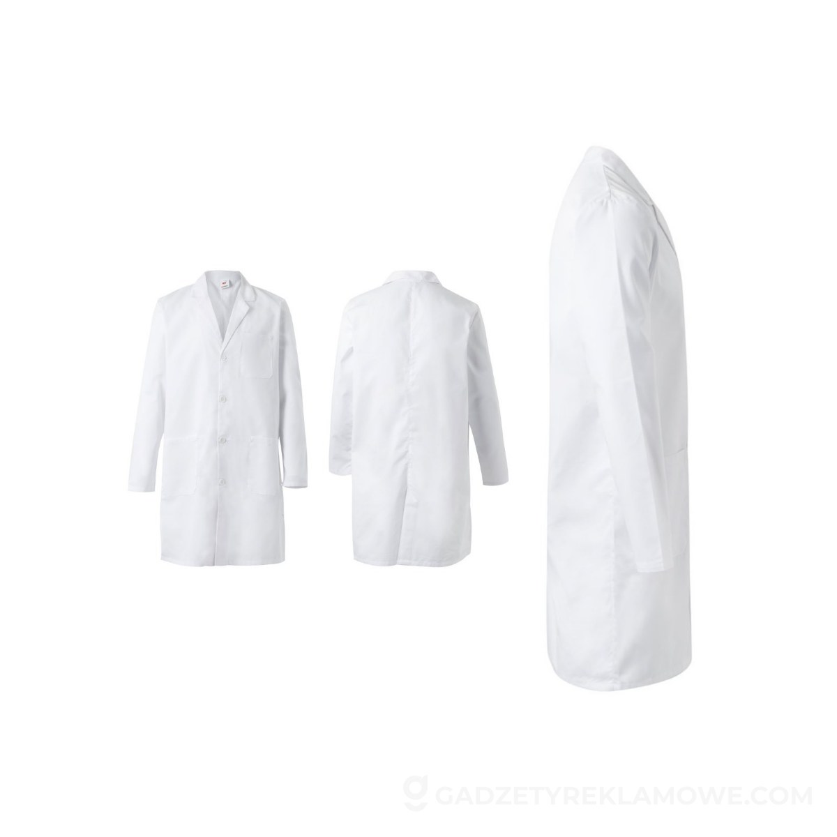 STR-36129-106-S-wariantu-watermark VL OGUN. Dwukolorowa koszulka techniczna w kształcie ptasiego oka (160 g/m²) z poliestru (100%) - Biała