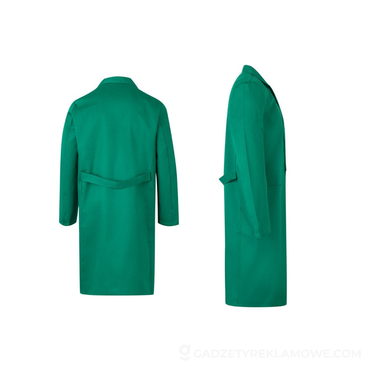 VL DANU. Bluza z długim rękawem (175 g/m²), z bawełny twill (35%) i poliestru (65%) - Zielona