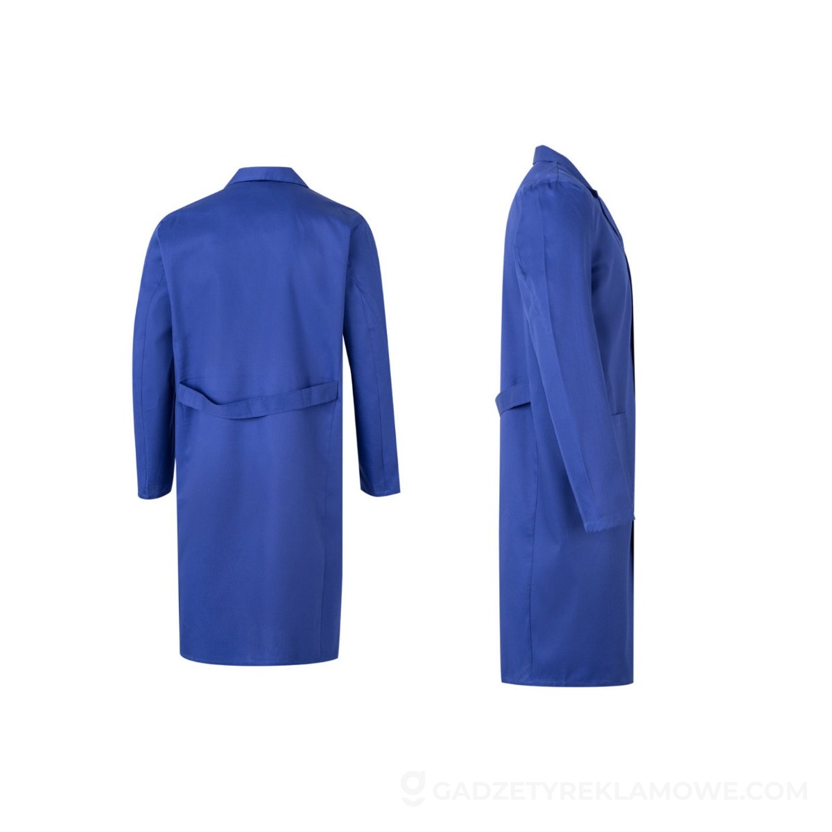 VL DANU. Bluza z długim rękawem (175 g/m²), z bawełny twill (35%) i poliestru (65%) - szafirowa