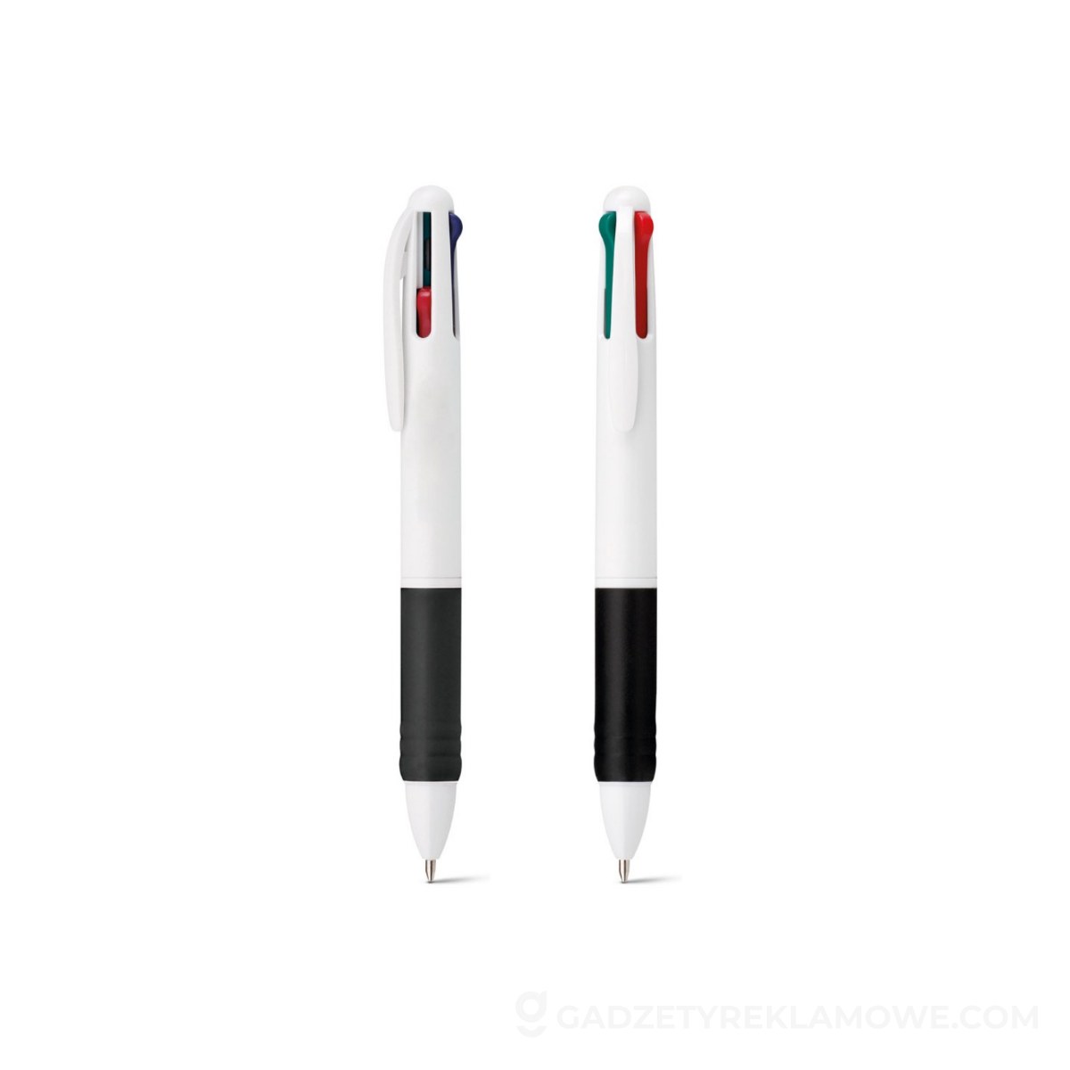 STR-81175-103-wariantu-watermark OCTUS. Długopis 4 w 1, kolorowe wkłady - Czarny
