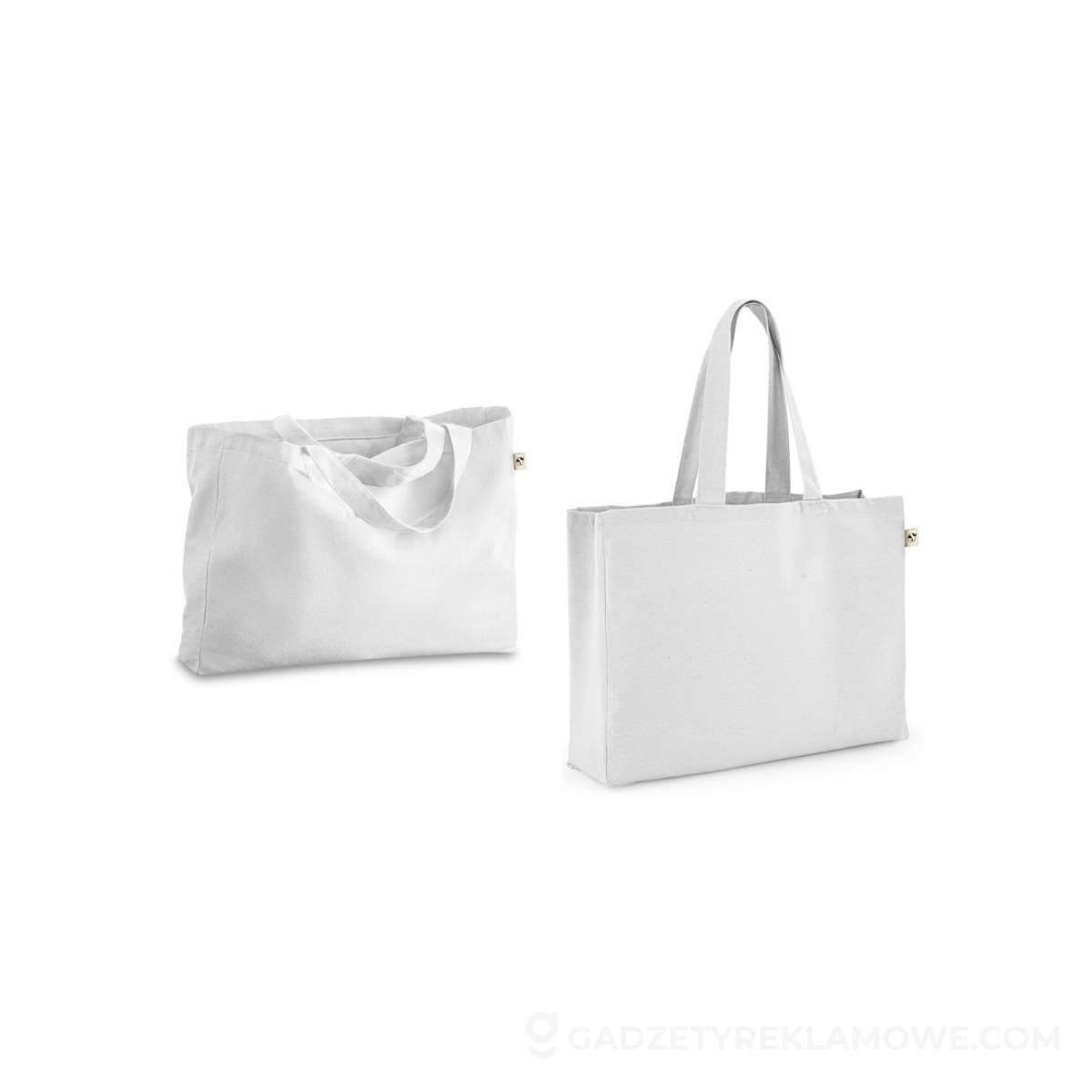 STR-92327-106-wariantu-watermark CAMDEN. Torba z bawełny (50%), bawełny z recyklingu (30%) i poliester (20% rPET) (280 g/ m²) - Biała