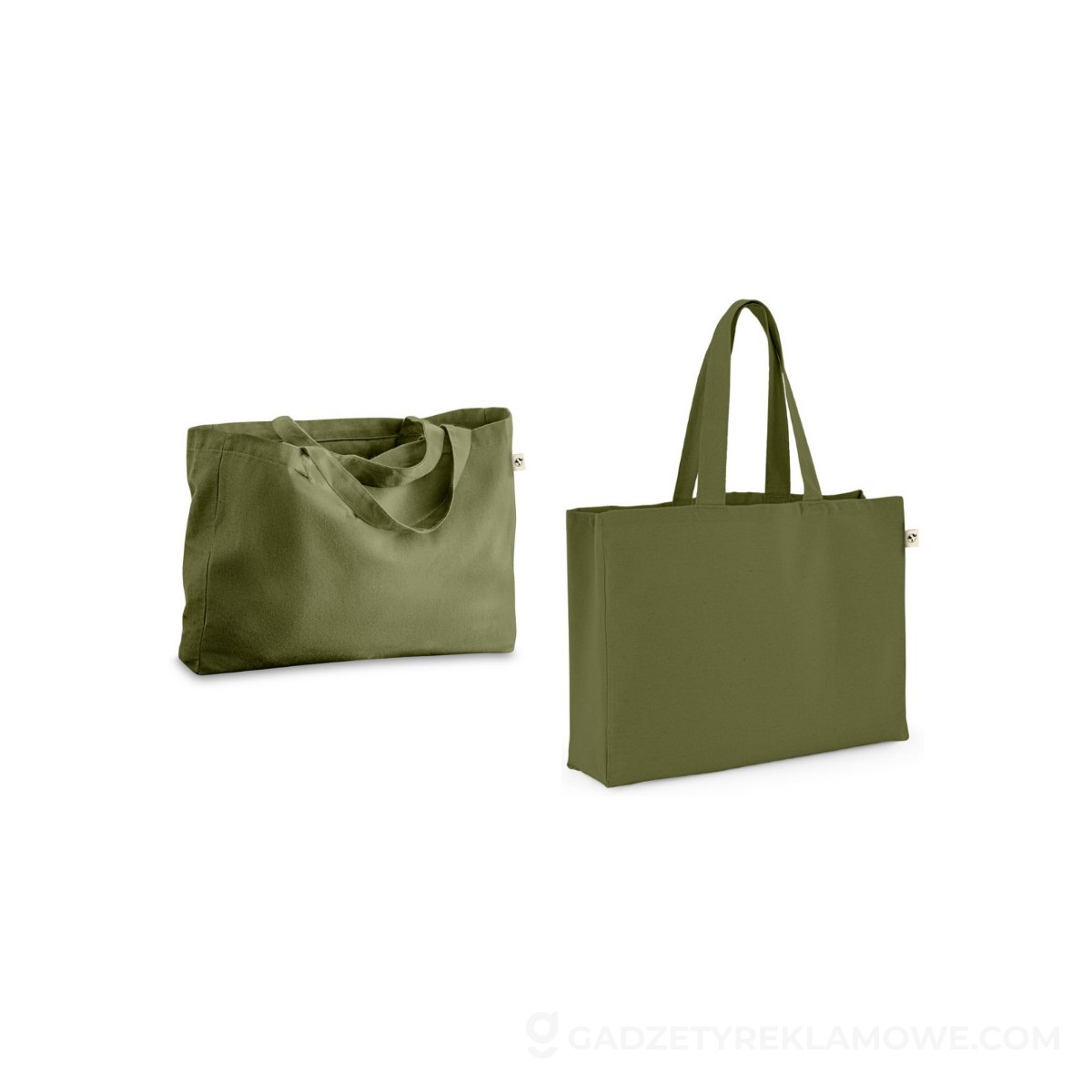 STR-92327-129-wariantu-watermark Torba Camden z bawełny i rPET - Ciemnozielona