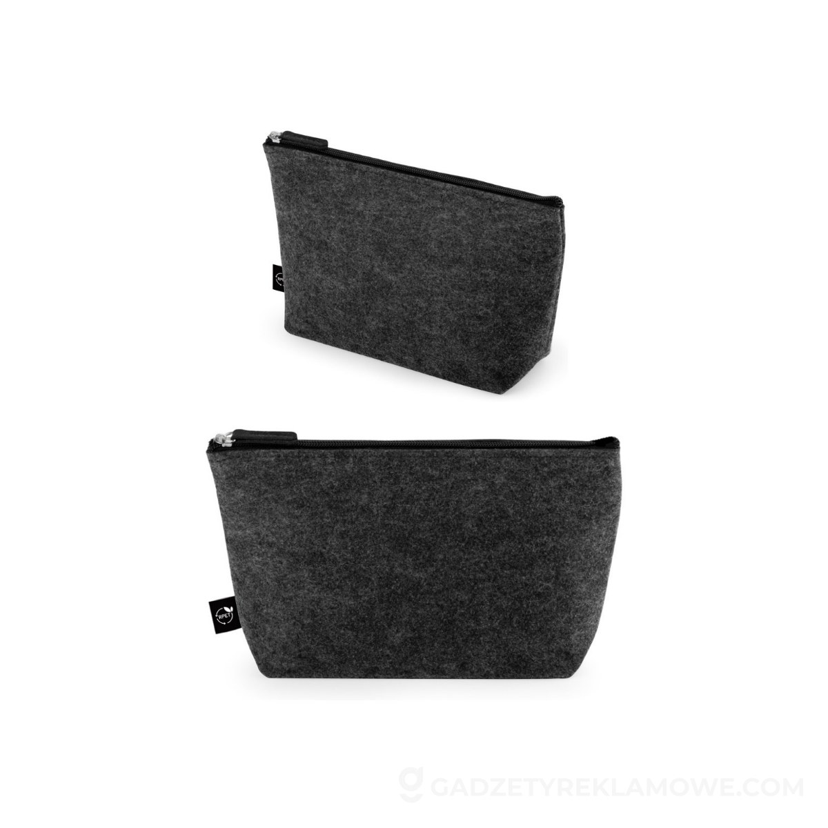 STR-92381-133-wariantu-watermark MALLORCA. Uniwersalna torba wykonana z filcu z recyklingu (100% rPET) - Ciemna szara