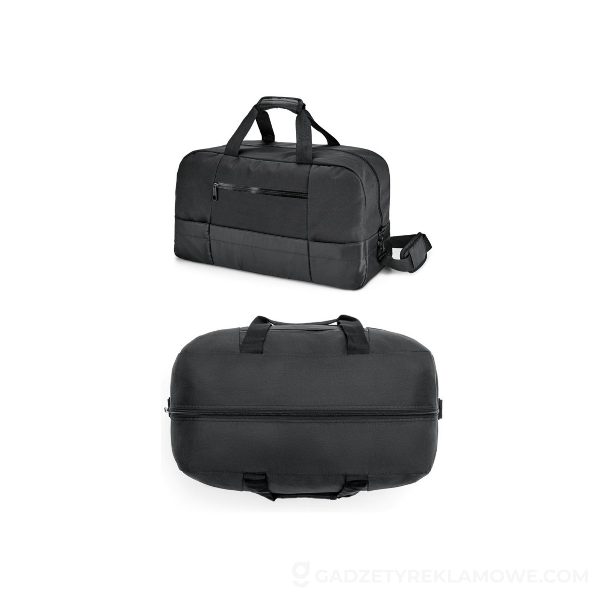 STR-92516-103-wariantu-watermark ZIPPERS SPORT. Torba sportowa wykonana z żakardu 840D i 300D - Czarna