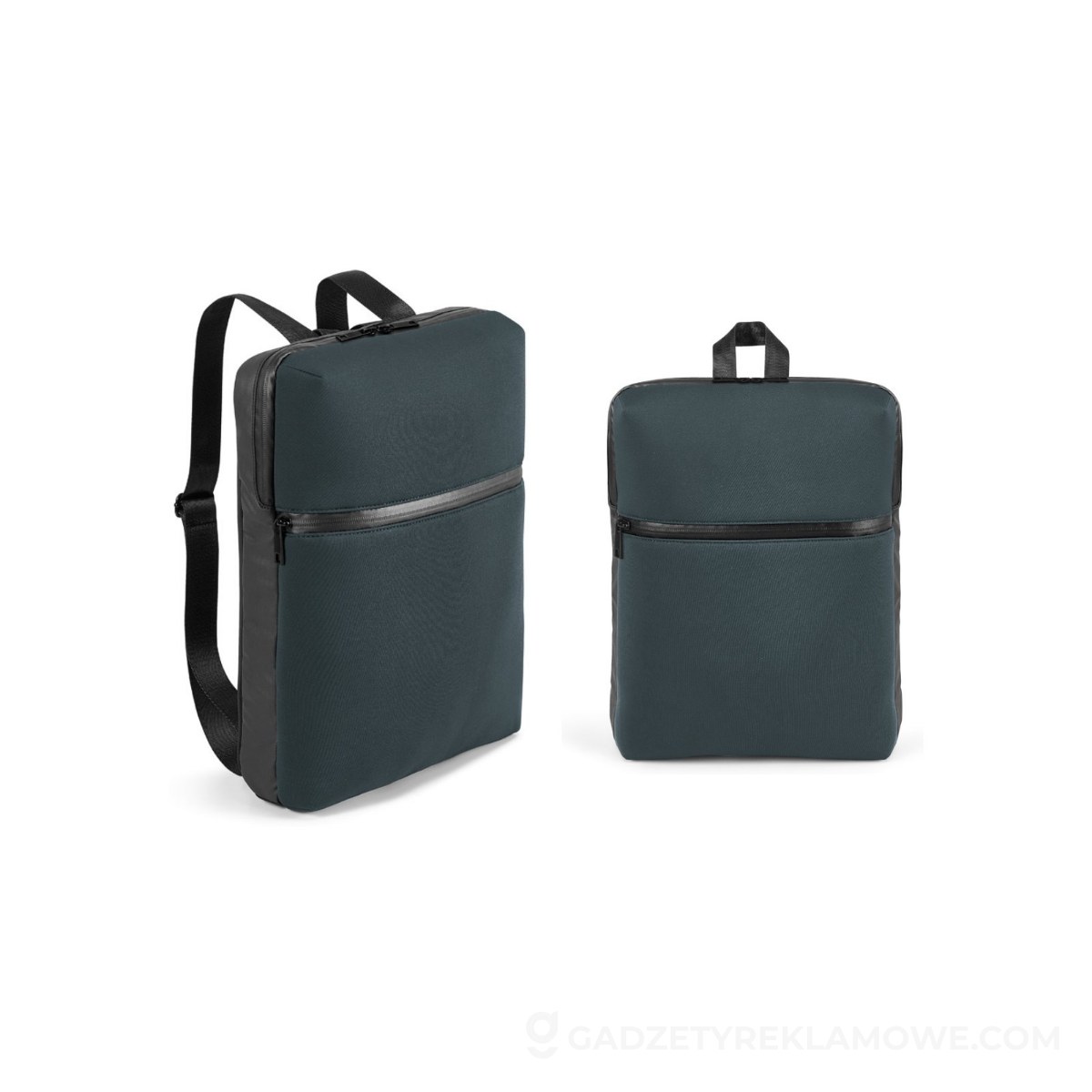 URBAN BACKPACK. Plecak na laptopa 14" z miękką powłoką i impregnowanym materiałem - Ciemnoszary