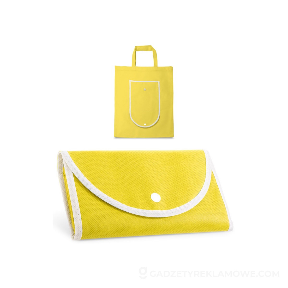 ARLON. Składana torba z non-woven (80 g/m²) - Żółta