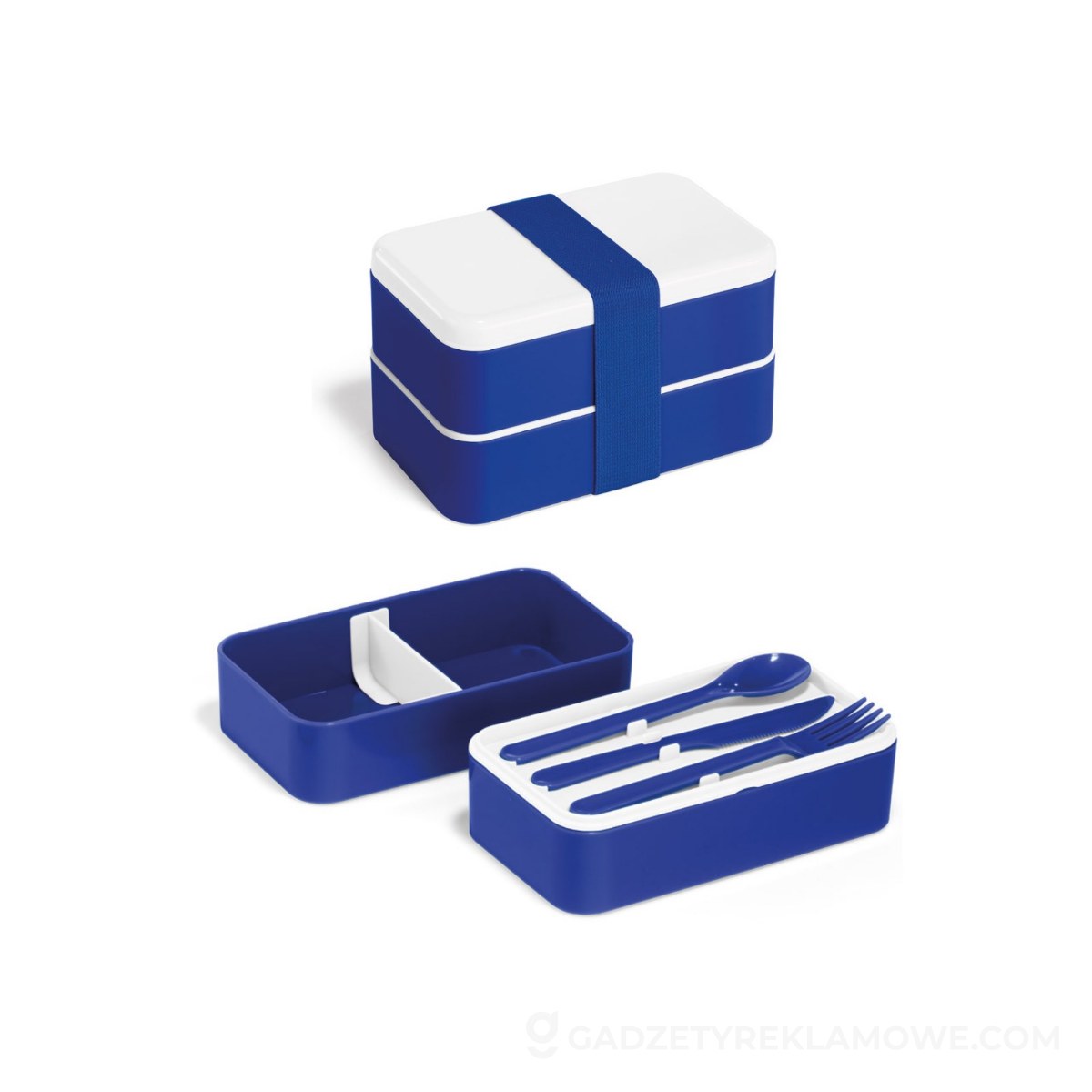 BOCUSE. Lunch Box. Pojemnik na lunch z PP i PS 680 mL - granatowy