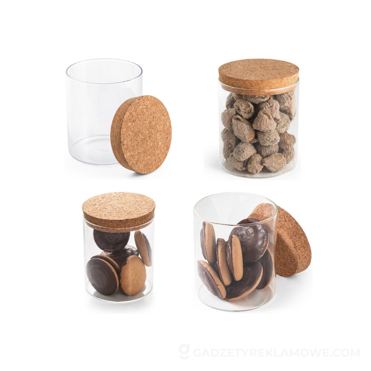 STR-94079-160-wariantu-watermark Butelka Spice 700 z borokrzemianowego szkła z korkową pokrywką 700 ml - Naturalna