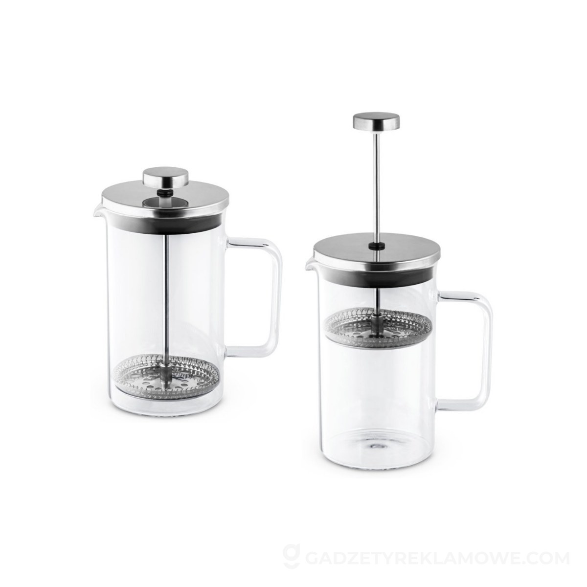 STR-94237-107-wariantu-watermark JENSON. Ekspres do kawy ze szkła borokrzemowego i stali nierdzewnej 600 ml - srebrny