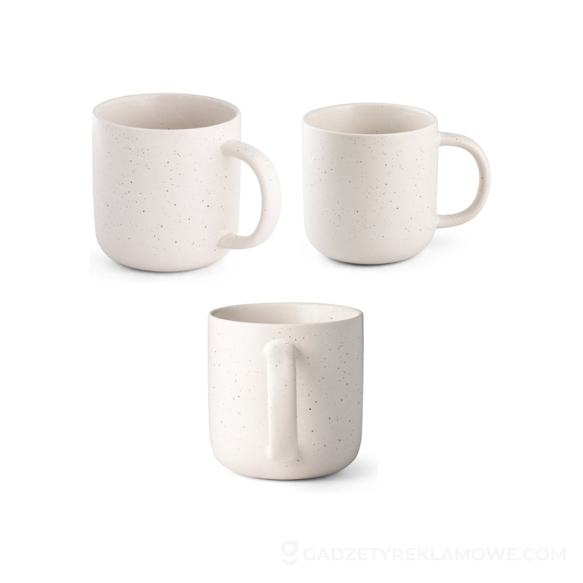 COFFEE CONSTELLATION. Ceramiczny kubek do kawy o pojemności 90 ml - Pastelowy biały