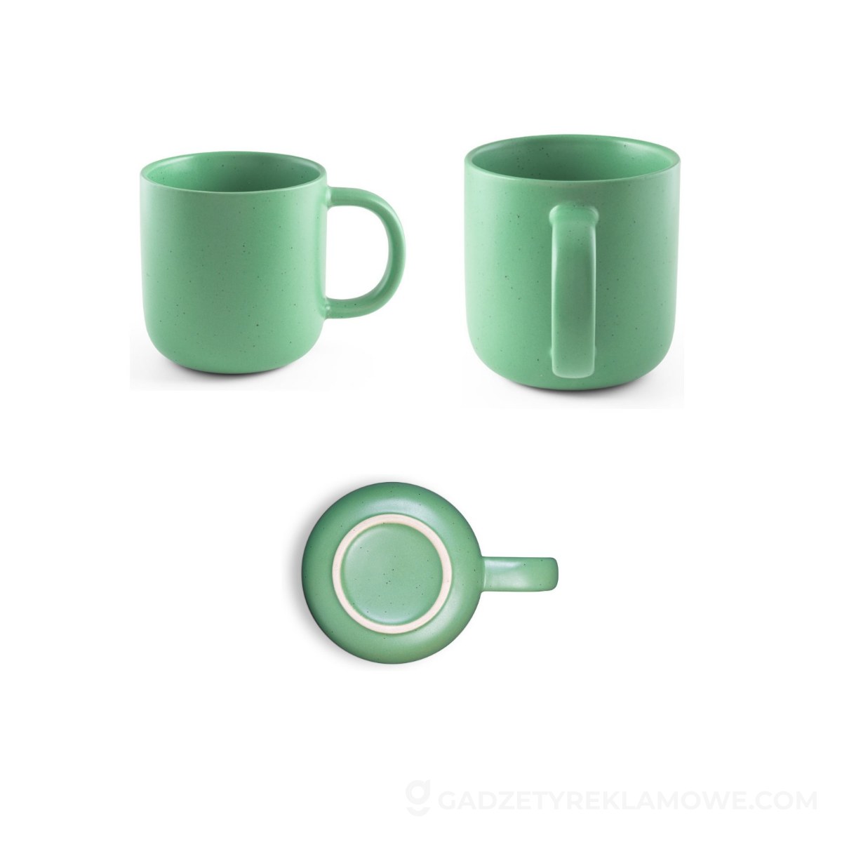 COFFEE CONSTELLATION. Ceramiczny kubek do kawy o pojemności 90 ml - Jasno zielony