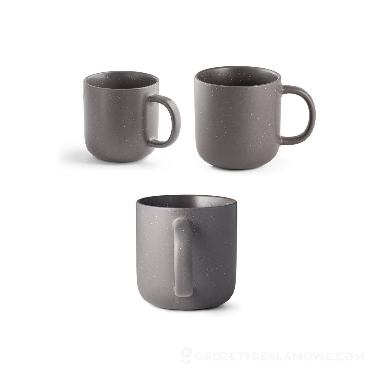 COFFEE CONSTELLATION. Ceramiczny kubek do kawy o pojemności 90 ml - Ciemnoszary