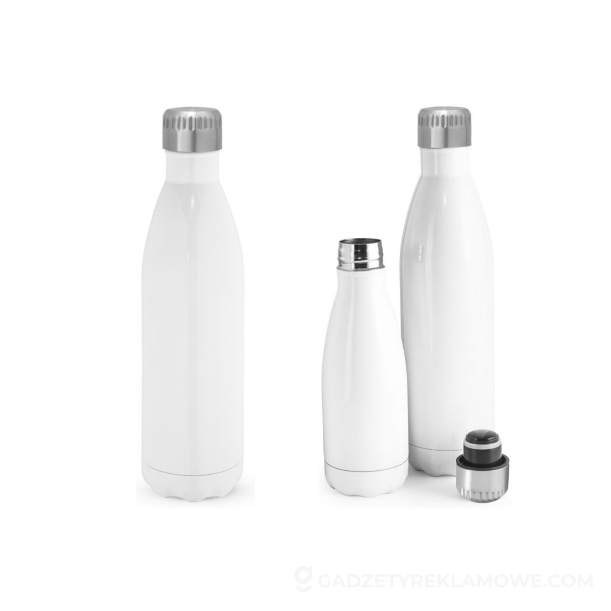STR-94287-106-wariantu-watermark AMORTI L. Butelka sublimacyjna ze stali nierdzewnej 800 ml - Biała