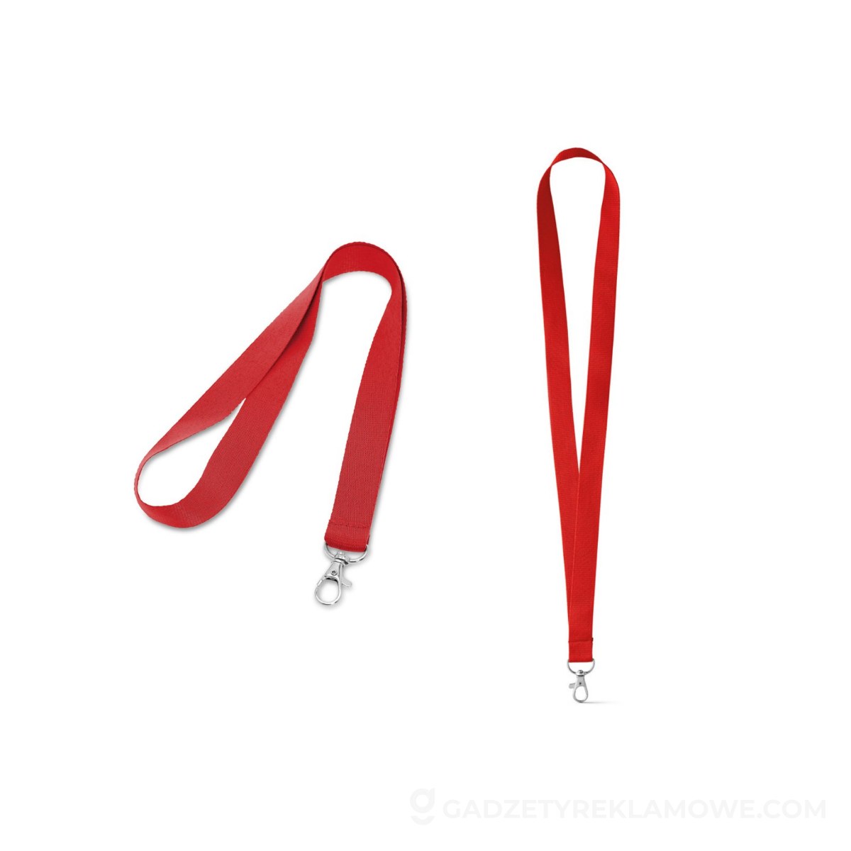 LARIAT. Smycz poliestrowa - Czerwona