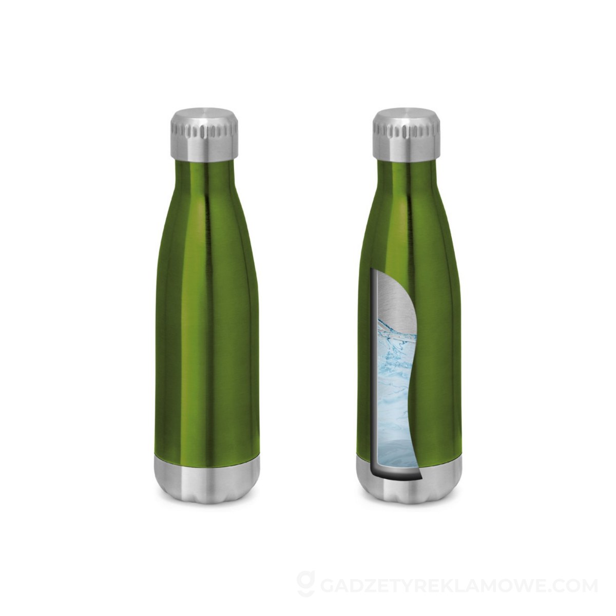 Butelka ze stali nierdzewnej Show 510 ml - Jasno zielona