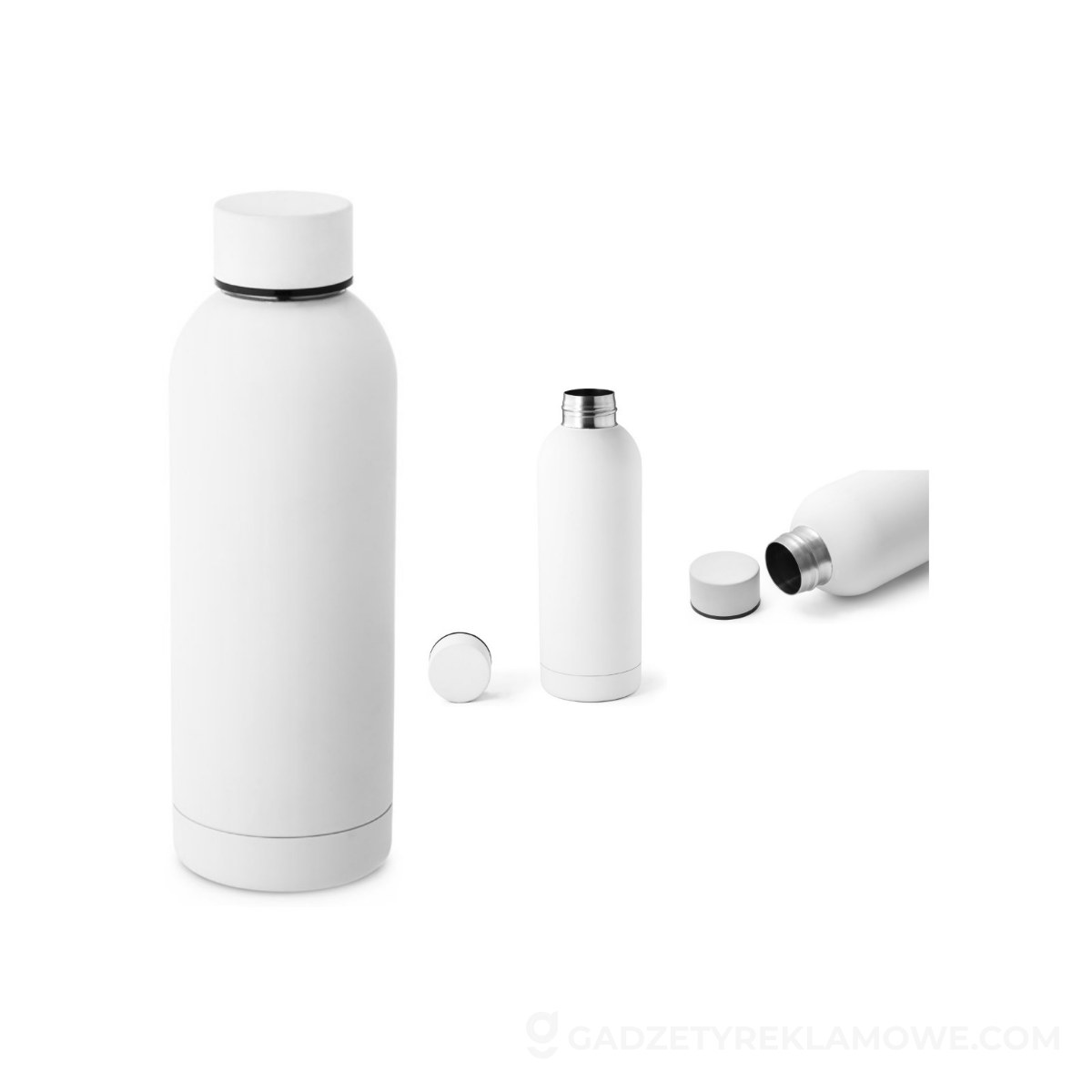 ODIN. Butelka ze stali nierdzewnej 550 mL - Biała