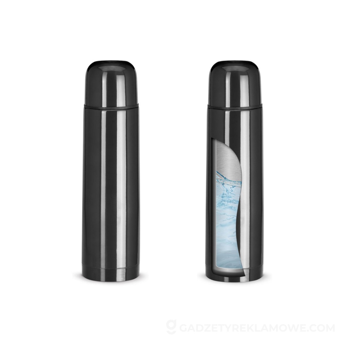 Termos Luka ze stali nierdzewnej 500 ml - Czarny