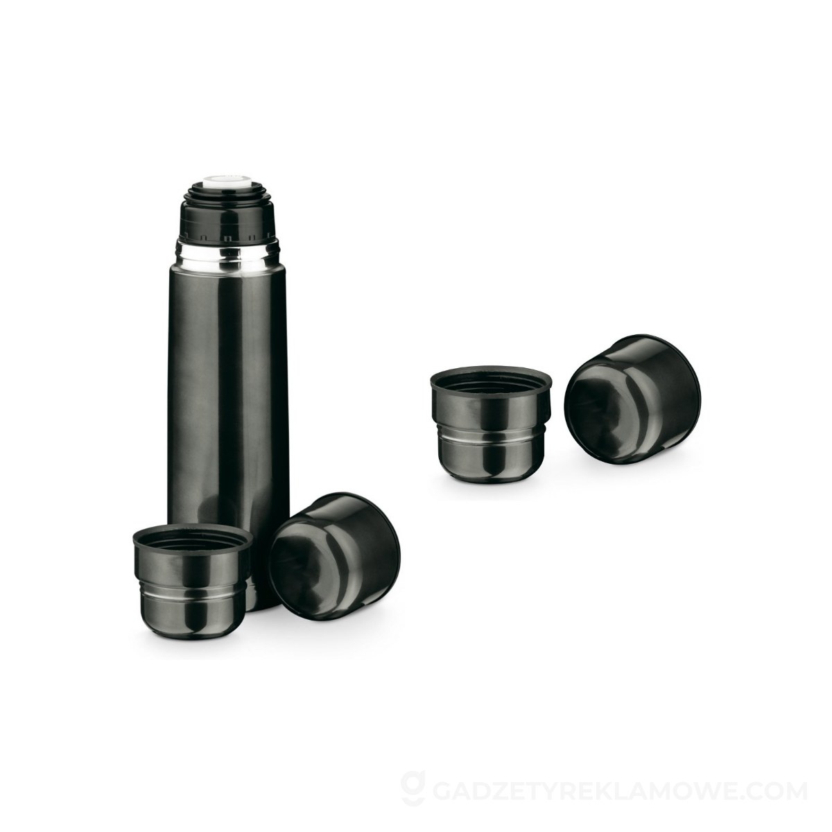HEAT. Termos ze stali nierdzewnej 750 ml - stalowy